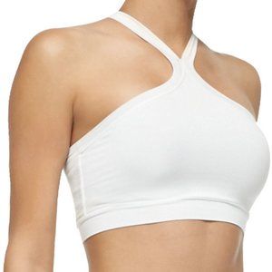Helmut Lang High-Neck Cut-In Micromodal Bra P / XS